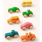 Set di 7 auto in legno Rumi Kids